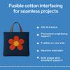 9" x 5 yd Fusible White 100% Cotton Woven Iron On Interfacing, for Crafting, Quilting, Sewing, Shirt Plackets, Dresses, Collars, Cuffs and Other DIY Projects by H.B.I. Products view 4
