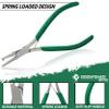 OdontoMed2011 Jeweler Split Ring Pliers Beading Arts & Crafts Hobby Crafting Jewelry Tool, Green Handle view 4
