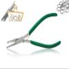 OdontoMed2011 Small Split Ring Plier - Dipped Handle 5 Inch Green Color PVC view 1