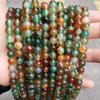 60pcs 6mm Peacock Agate Beads Natural Gemstone Beads Round Loose Beads for Jewelry Making view 1