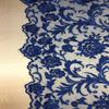 52" Floral Hand Lace Scalloped Fabric | Sold by The Yard (Royal Blue) view 2