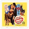 Kiss Me Deadly - Starring Ralph Meeker & Paul Stewart - Vintage Film Noir Movie Poster c.1955 - Master Art Print (Unframed) 9in x 12in view 1