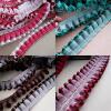 1Yard Double Layer Pleated Satin Lace Fabric 4cm Trim Lace Ribbon DIY Lolita Costume Sewing Clothes Craft Supplies (Color : 4CM Dark Blue, Size : 1 Yard) view 3