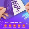 Frisco Craft HTV Vinyl Rolls - Heat Transfer Vinyl Rolls for Custom Prints - 12" x 20ft Matte HTV Roll - Iron on for All Cutter Machines - PU Heat Transfer - DIY (Purple) view 3