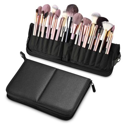 BYOOTIQUE Makeup Brush Bag Foldable Holder Organizer Portable Travel Artist Case