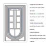 SKYPRO Bead Design Board, 49 x 26cm Gray Flocked Bead Board for DIY Bracelet Necklace Beading Jewelry Making view 2
