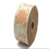 11 Yard Spool 1.96" Orange White Rose Flowers Jacquard Ribbon Trim Woven Border Floral Embroidery Lace Tape DIY Craft Accessories Embellishment 50089 view 2