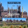 Steel Mill Model Railroad Backdrop (HO Scale) view 1