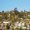 Train Junkies Suburban Hill Model Railroad Backdrop (HO Scale) Poster view 2