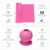 iVyne, HTV Heat Transfer Vinyl Roll, Iron On Vinyl Sheets for Cricut, Heat Press Vinyl for T-Shirts, Caps, & Crafting Projects, 12" x 25 ft White HTV Vinyl Roll, Pink view 2