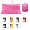 iVyne, HTV Heat Transfer Vinyl Roll, Iron On Vinyl Sheets for Cricut, Heat Press Vinyl for T-Shirts, Caps, & Crafting Projects, 12" x 25 ft White HTV Vinyl Roll, Pink view 3