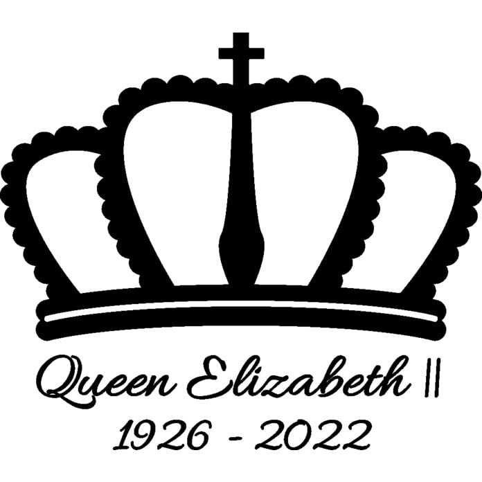 Azeeda 'Queen Elizabeth II Crown' Unmounted Rubber Stamp - for Crafting, Scrapbooking and Card Making - Size A8 (RS00044627)