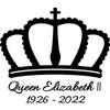 Azeeda 'Queen Elizabeth II Crown' Unmounted Rubber Stamp - for Crafting, Scrapbooking and Card Making - Size A8 (RS00044627) view 1