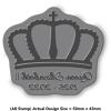 Azeeda 'Queen Elizabeth II Crown' Unmounted Rubber Stamp - for Crafting, Scrapbooking and Card Making - Size A8 (RS00044627) view 2