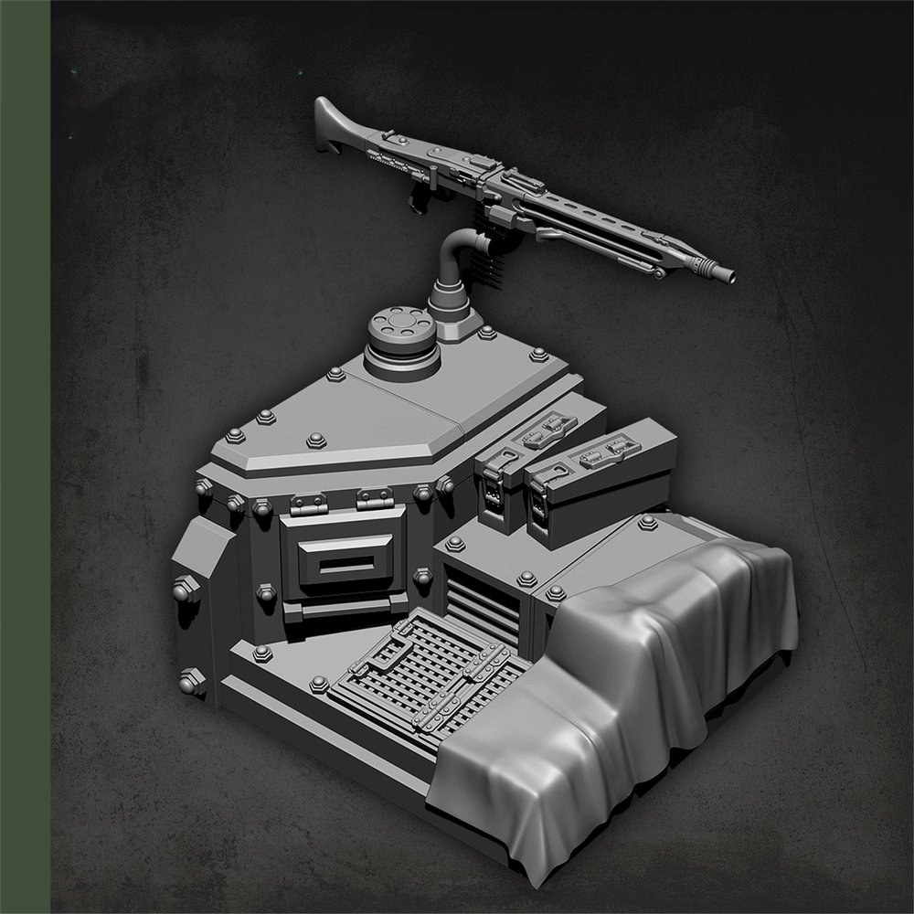 1/35 WWII Platform Scene Resin Figure Kit Miniature Resin Model Kit // Pq0-42 (unassembled and unpainted)