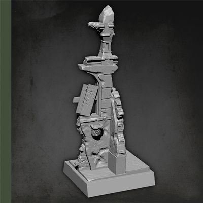 1/35 WWII Platform Scene Resin Figure Kit Miniature Resin Model Kit // Pq0-41 (unassembled and unpainted)