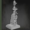 1/35 WWII Platform Scene Resin Figure Kit Miniature Resin Model Kit // Pq0-41 (unassembled and unpainted) view 3