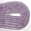 6 Strand Lot - Natural Pink Amethyst 6-8 MM Feceted Rondelle Beads Shape 14 Inch Strand view 2