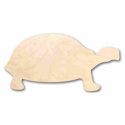 Unfinished Wood Tortoise Shape Animal Craft up to 46" DIY 20" / 1/8"