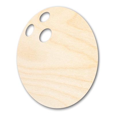Unfinished Wood Bowling Ball Silhouette Craft up to 46" DIY 20" / 1/2"