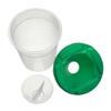 NUOBESTY 15pcs Leakproof Paint Cups Lids Boys and Girls Paint Drawing Cups for Boys and Girls for Art Easy to Open Lids for Painting Classes Random Color view 3
