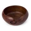 GURU JEE Handmade Wooden Yarn Bowl Wool Ball Holder Knitting Bowl Crochet Holder Gifts Showpiece (Natural_Brown_Plain) (1 Piece) view 2
