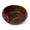 GURU JEE Handmade Wooden Yarn Bowl Wool Ball Holder Knitting Bowl Crochet Holder Gifts Showpiece (Natural_Brown_Plain) (1 Piece) view 4