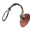 Antique Decorative Marine Magnifying Glass Solid Brass Magnifier Magnifying Glass Lens for Reading Soldering jewelries maps view 3