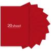 20 Sheets Red Cardstock 8.5 x 11, 250gsm Thick Red Cardstock Paper for DIY Arts, Christmas Cards, Invitations, Stationery, Scrapbooking view 1