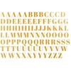 Ceramic Decal, Gold Overglaze Decal, Letter Font (Yellow Gold) view 1