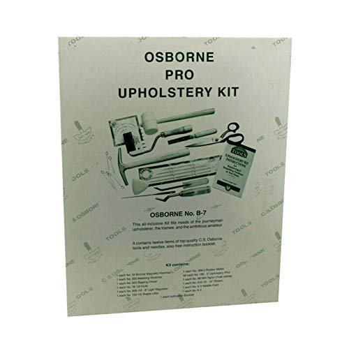 BAIJAC Replacemelt for C.S. Osborne Pro Upholstery Kit B-7 - Professional Tools, Needles W/Instruction