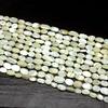5 Strand Natural Mother of Pearl Smooth Oval Gemstone Loose Craft Beads 14" 7mm 10mm view 1