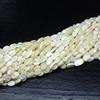 5 Strand Natural Mother of Pearl Smooth Oval Gemstone Loose Craft Beads 14" 7mm 10mm view 2