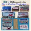 Dan Models 35416-1/35 Road and Anti-Russian Signs. Ukraine 2022.#3, Tin view 1