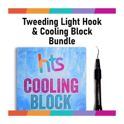 Cooling Block & Tweedy Lite Hook Bundle. Craft HTV Tools. Great Companion for Cricut or Any Cutting Machines Craft Weeding Tools. Heat Transfer Vinyl Must Have Accessories.