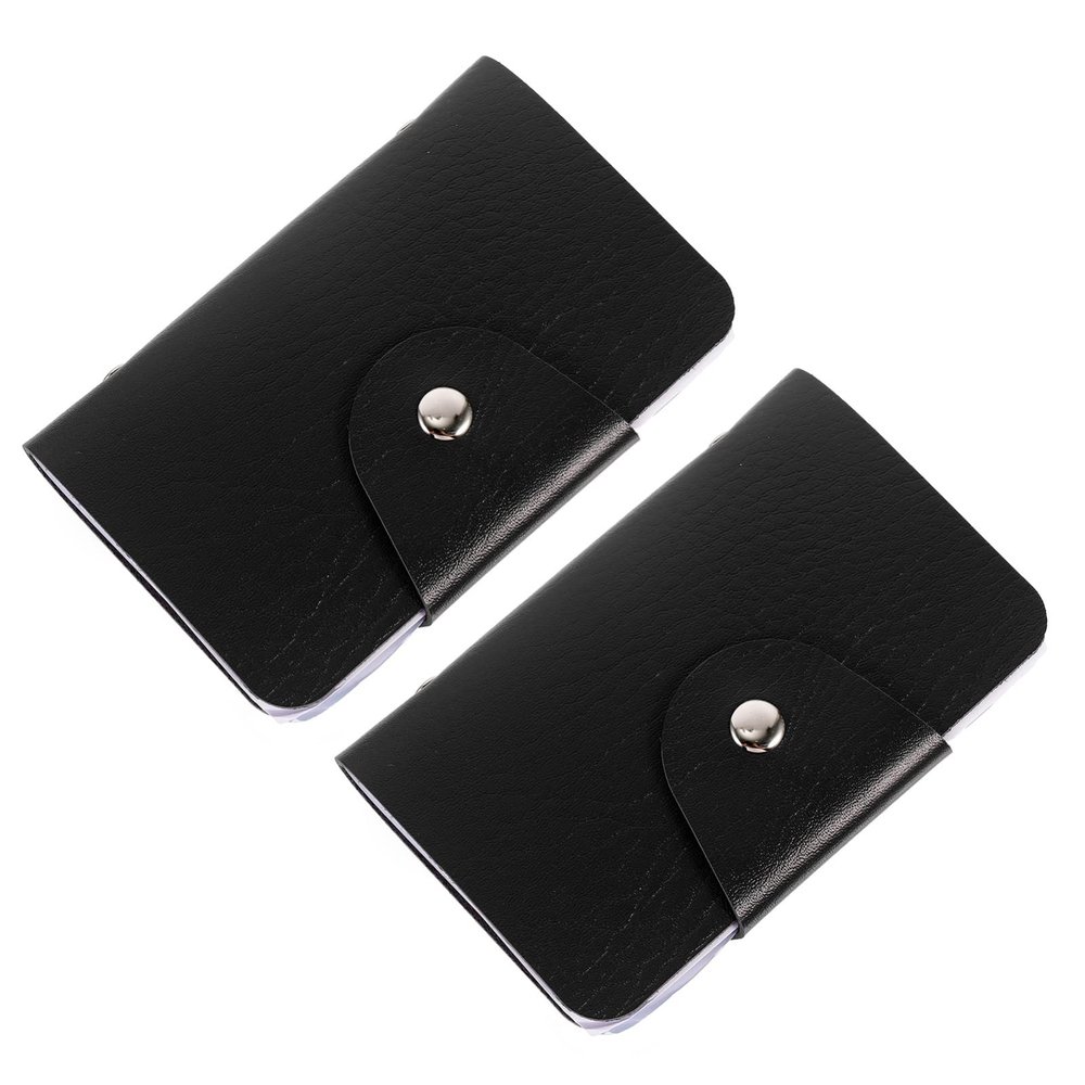 LALAFINA 2pcs Nail Holder Practical Nail Stamping Plate Storage Pouch for Organizing Stylish Design Slots