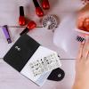 LALAFINA 2pcs Nail Holder Practical Nail Stamping Plate Storage Pouch for Organizing Stylish Design Slots view 4