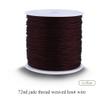 Pilipane 0 8mm Rattail rame s hamballa Thread String Home Supplies for Beading and Jewelry Making, Nylon Chinese Knot Cord, 100M, Nylon Chinese Knot Cord, 0 8mm Rattail rame ShaChinese Knot Cord Knit view 2