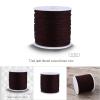 Pilipane 0 8mm Rattail rame s hamballa Thread String Home Supplies for Beading and Jewelry Making, Nylon Chinese Knot Cord, 100M, Nylon Chinese Knot Cord, 0 8mm Rattail rame ShaChinese Knot Cord Knit view 3