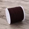 Pilipane 0 8mm Rattail rame s hamballa Thread String Home Supplies for Beading and Jewelry Making, Nylon Chinese Knot Cord, 100M, Nylon Chinese Knot Cord, 0 8mm Rattail rame ShaChinese Knot Cord Knit view 4