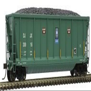 Atlas HO Scale Coalveyor Bathtub Coal Gondola David J. Joseph/DJJX (Teal) #30964