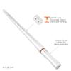 Splenor Tools 14" Solid Stainless Steel Grooved Ring Mandrel - for Measuring & Forming Rings - Jewelry Making Tool - Ring Sizer - Size (US 0-16 & UK A-Z6) view 3