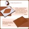 Zhengmy 2 Pcs Heat Press Cover Protector 15x15 Inch Non Stick High Temperature Reusable Heat Press Platen Wrap Cover for Protecting Sublimation Machine Projects Brown and White view 4