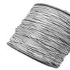 1 Roll Metallic Stretch Cord Metallic Tinsel Elastic Cord Stretch Cord Polyester Ribbon Metallic Tinsel Cord Rope for Gift Wrapping Jewelry Making Christmas, 1.5mm Thick, 44 Yards Long, Silver view 2