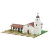 California Mission Santa Cruz 3D Plaster Brick Model Kit, 1370 Pieces, Mini-Bricks Constructor, Realistic Diy Building Set, Stem Educational Architecture Toy for Teens & Adults, Scale 1:24 view 4