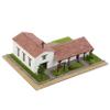 California Mission San Francisco Solano 3D Mini-Bricks Architecture Kit, 1250 Pieces, Plaster Brick Construction Set, Stem Educational Model for Teens & Adults view 3