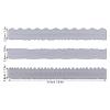 3Pcs Irregular Ruler, Carbon Steel Paper Tearing Ruler Card Making Supplies Embossing Dies Cutter for Card Making Scrapbooking Craft Decor view 2