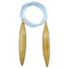 Mdoker Wooden Circular Knitting Needles 60-inch Length Jumbo Cicular Knitting Needle for Giant Chunky Yarn Carpet Scarf Bulky Wool Roving Weaving,US Size 50(25mm) view 1