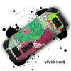 Design Skinz - Compatible with Steam Deck - Skin Decal Protective Scratch-Resistant Removable Vinyl Wrap Cover - Bright Pink and Green Flowers view 3
