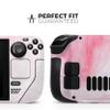 Design Skinz - Compatible with Steam Deck - Skin Decal Protective Scratch-Resistant Removable Vinyl Wrap Cover - Marbleized Pink Paradise V6 view 2